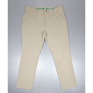 Alberto Golf Pants Mens 52  (US 36) Modern Fit 3XDRY Stretch Khaki Performance